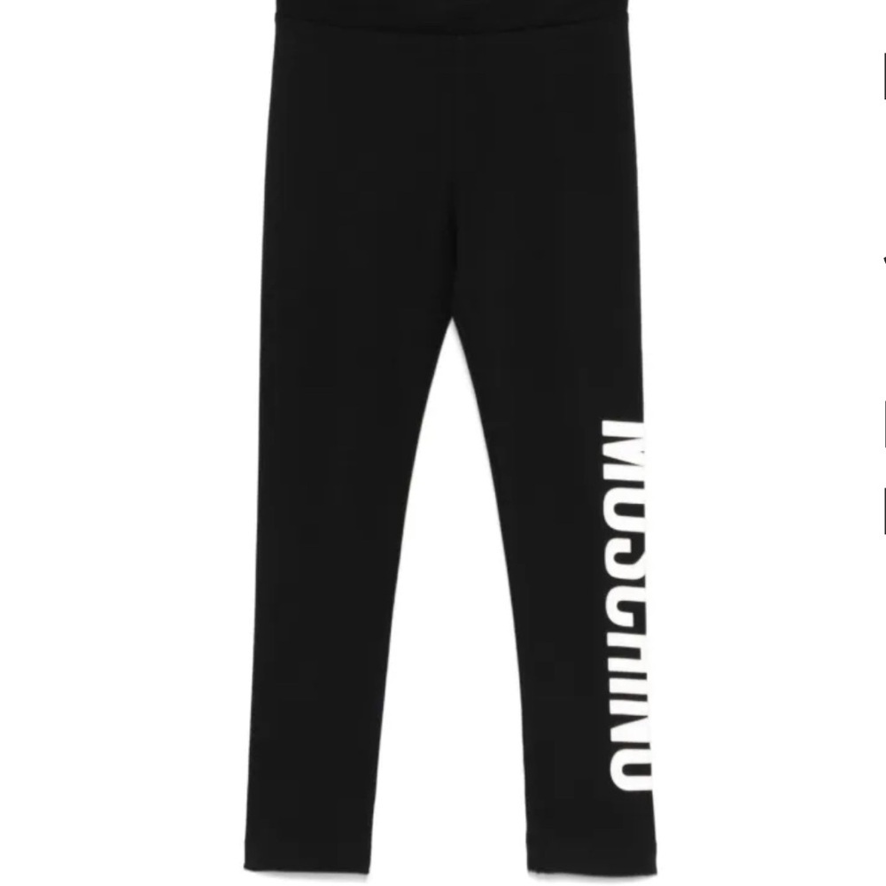 Moschino Kids Black Leggings